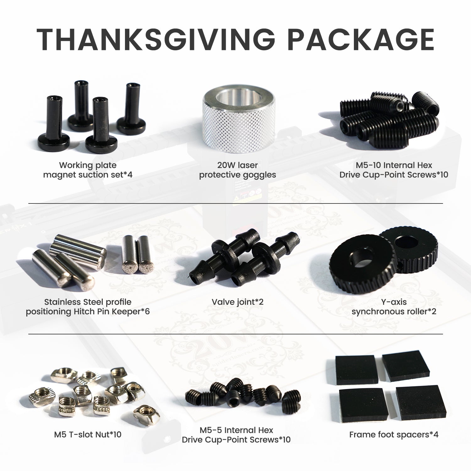 Tyvok - Thanksgiving Accessories Pack for X1 Series - Spider-Laser