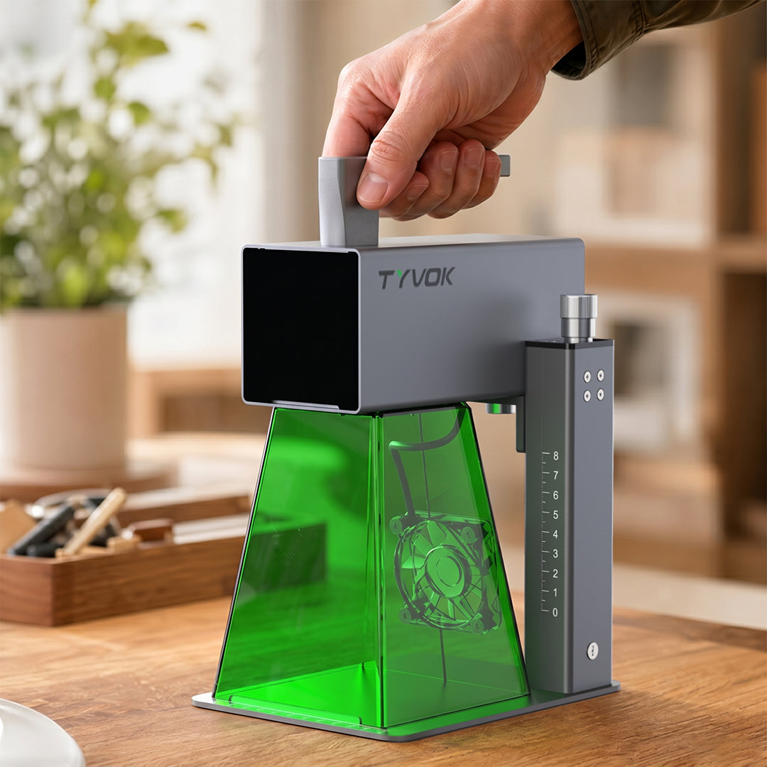 Easy Setup, Portable Handling, and Fast Engraving