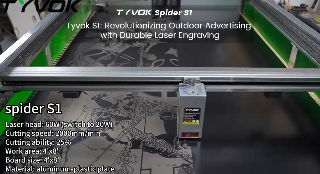 Enhancing Outdoor Advertising with Tyvok S1 Laser Engraver