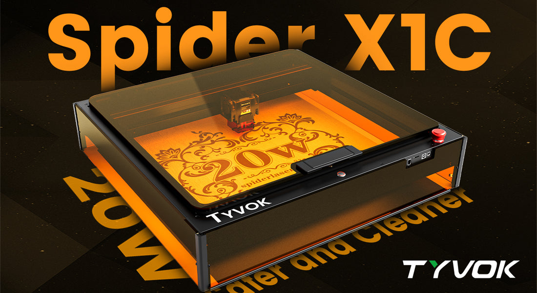 Introducing the New Orange Spider X1C: Brighten Your Engraving Experience!