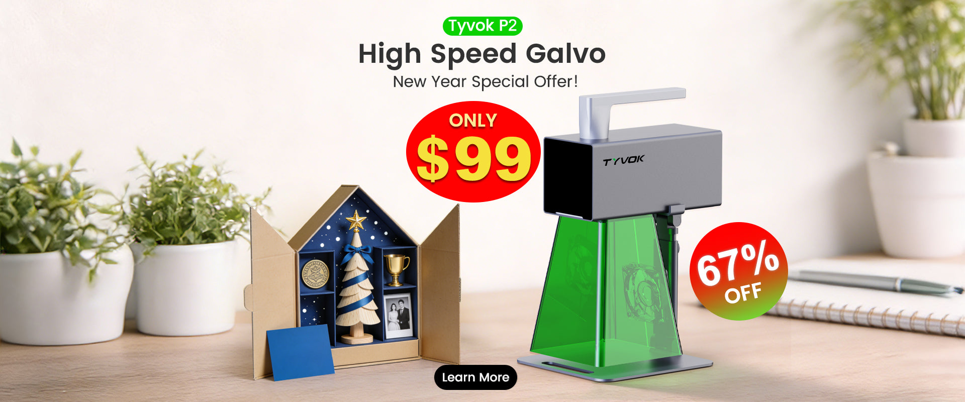 Unlock the Power of High-Speed Galvo with the Tyvok P2: New Year, New Offer!