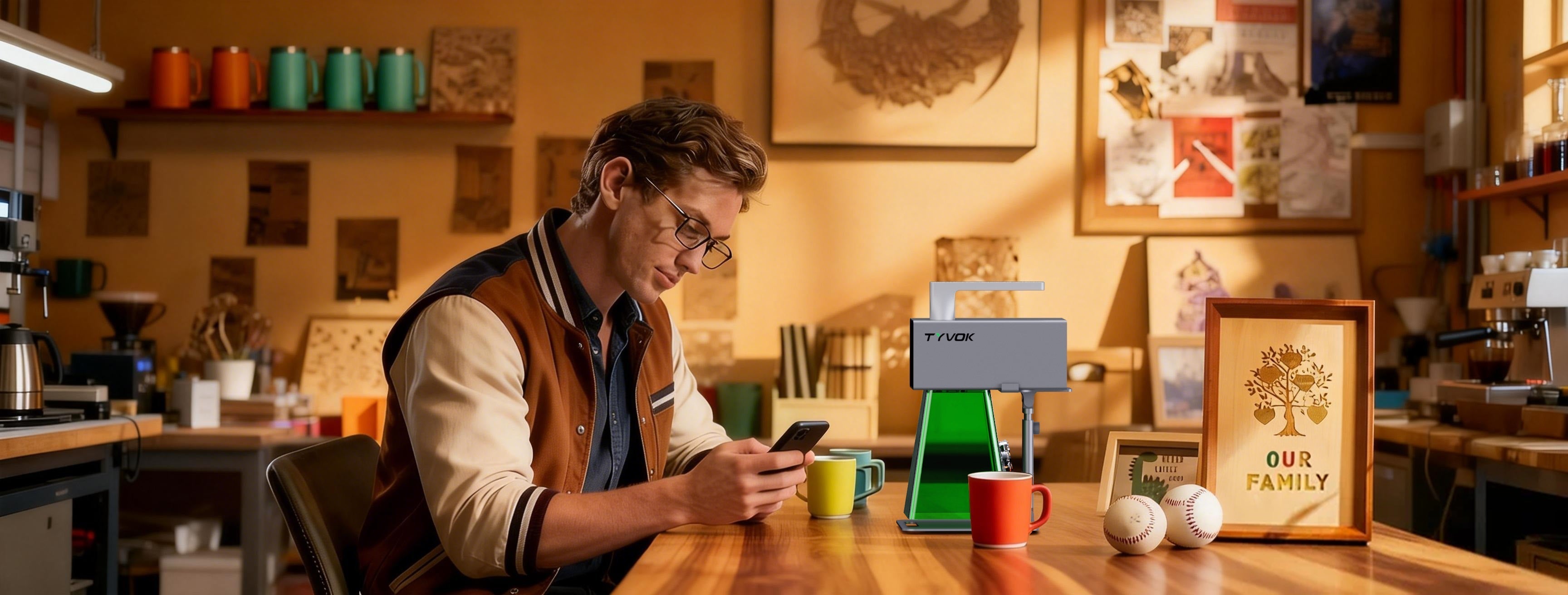 TYVOK P2 - Your Perfect Laser Engraving Machine with Flexible Laser Head Options