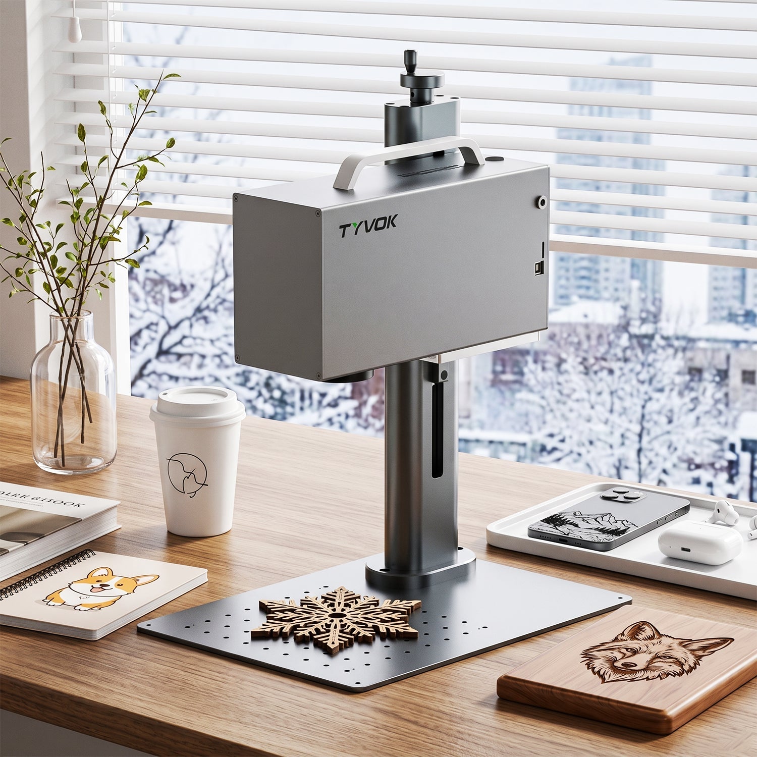TYVOK P2 Ultra 20W fiber metal engraver