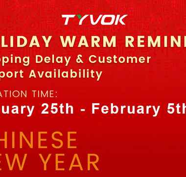 Celebrate Lunar New Year with Tyvok: Holiday Notice