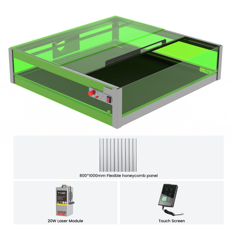 Tyvok Spider X1S 大型レーザー彫刻機およびカッター