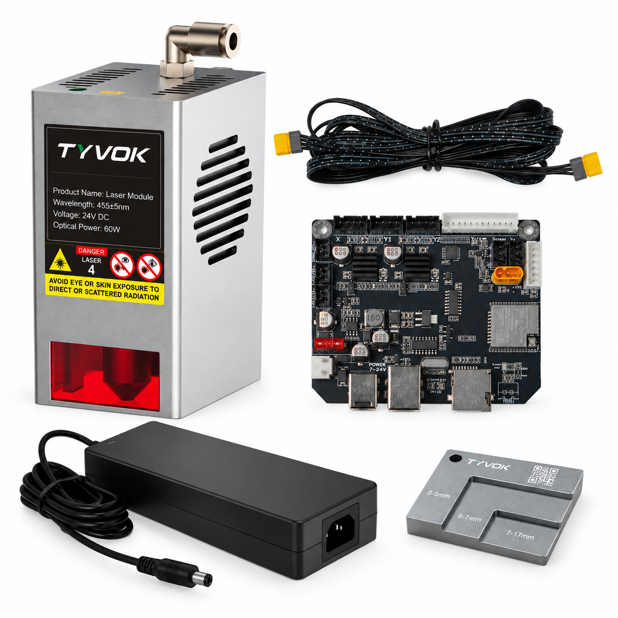 TYVOK X1 / X1S 60W Laser Module Upgrade Kit