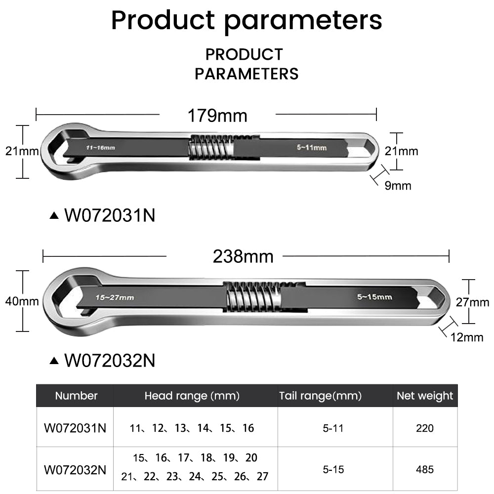 TYVOK All-in-One Double-Ended Wrench Set product image 6