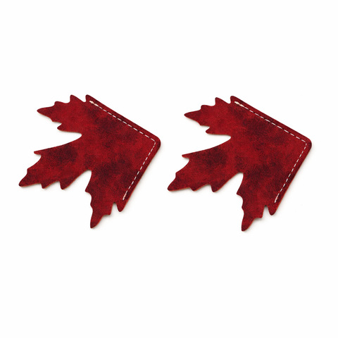 TYVOK Maple Leaf Leather Corner Bookmark – Creative Page Marker Reading Gift product image 1