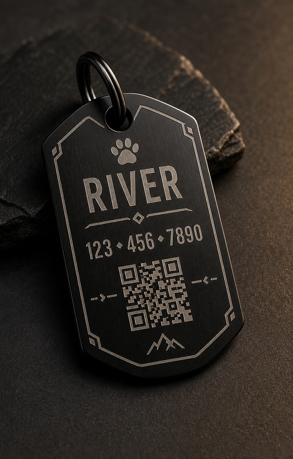 TYVOK Design Lab preview - Tactical Black Pet Id Laser Design Pack
