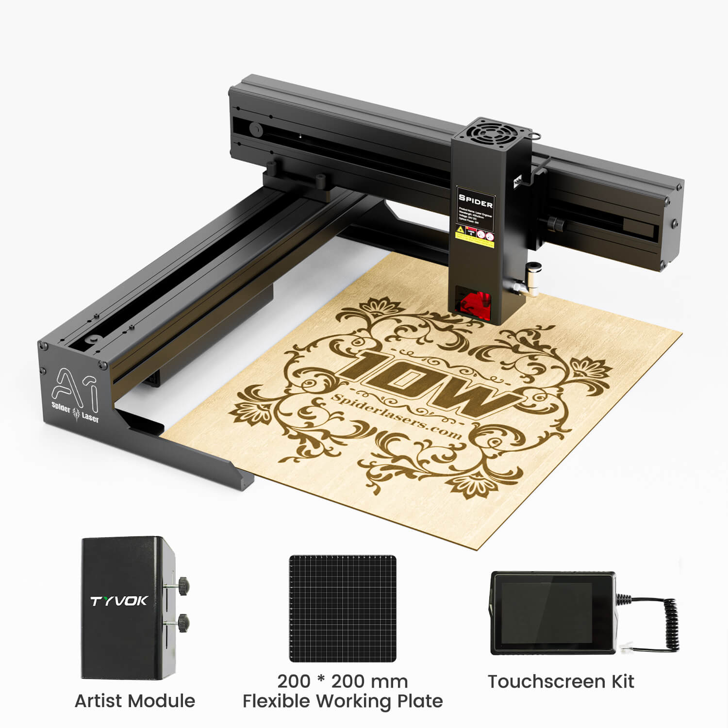 Tyvok Spider A1 Series Laser engraver