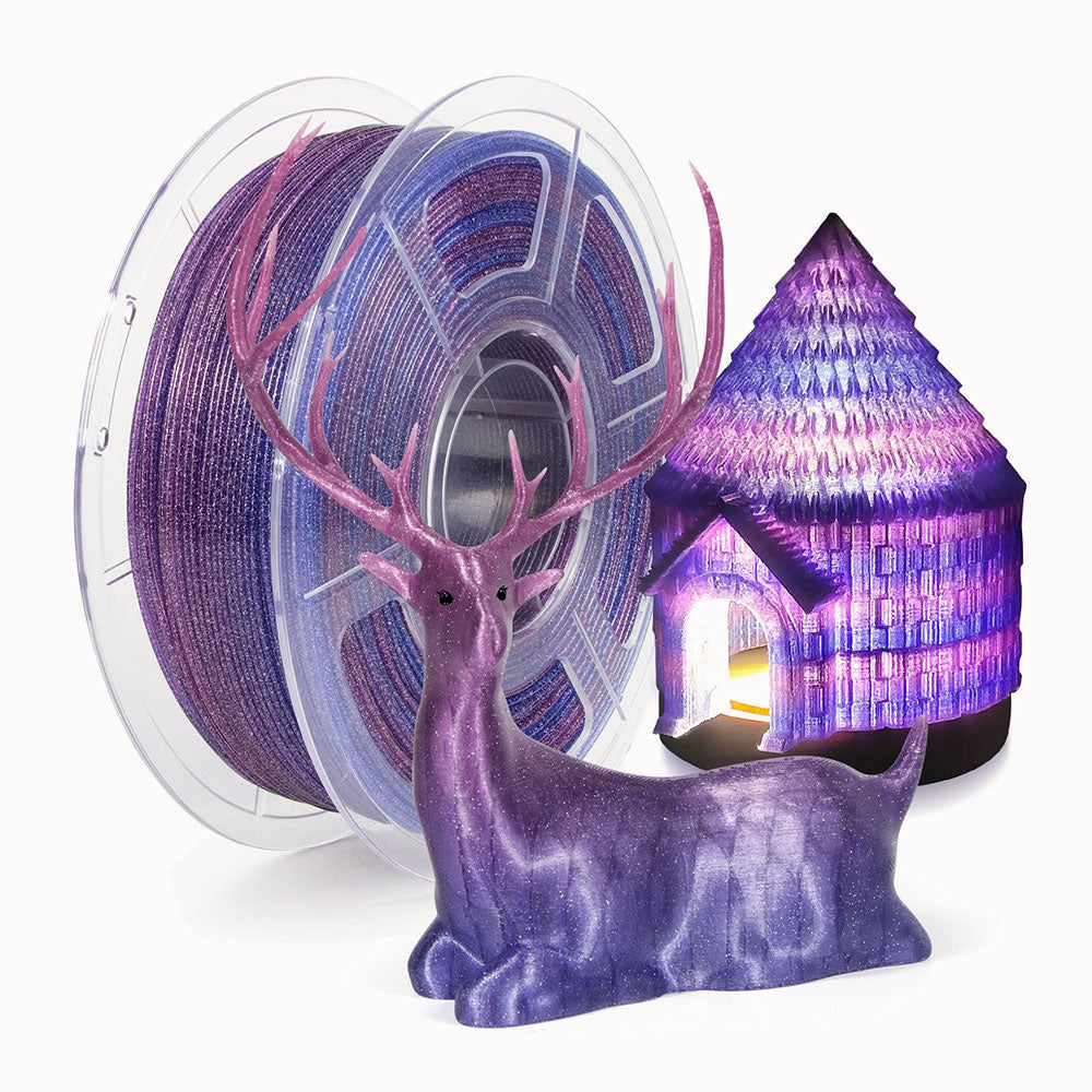 <tc>Transparentes Glitzer-PETG-Druckerfilament</tc>