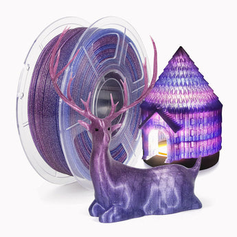 TYVOK Transparent Glitter PETG Printer Filament product image 1