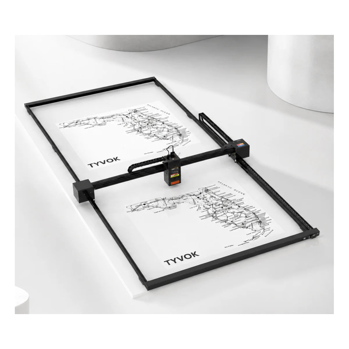Official TYVOK X1S 2026 large-format laser engraver product image